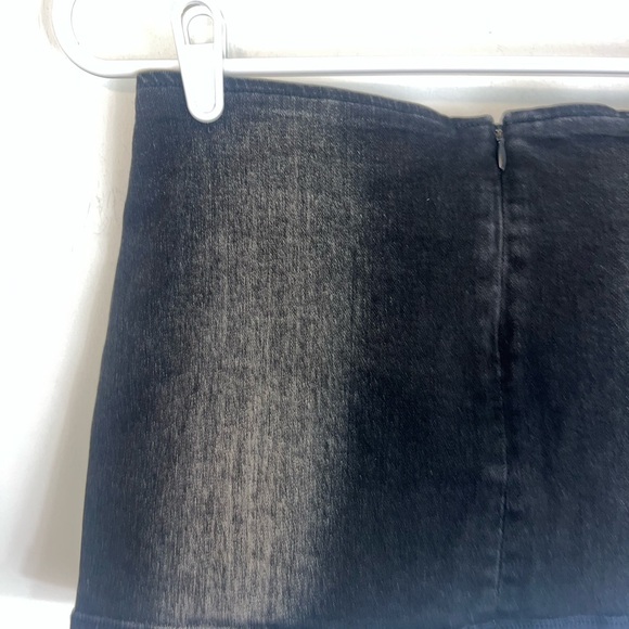 Current Mood Dream Closet Studded Denim Skort Black small - Picture 7 of 11